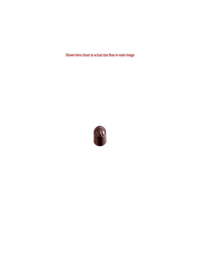 Chocolate World 2169 Clear Polycarbonate Chocolate Mold with 40 Cherry Cavities 28mm Diameter x 24mm High - Image 4
