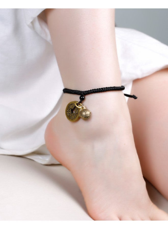 Premium Value】red Thread Anklet For Men And Women, Handcrafted Braided Design, Comes In A Gift Box - Image 1