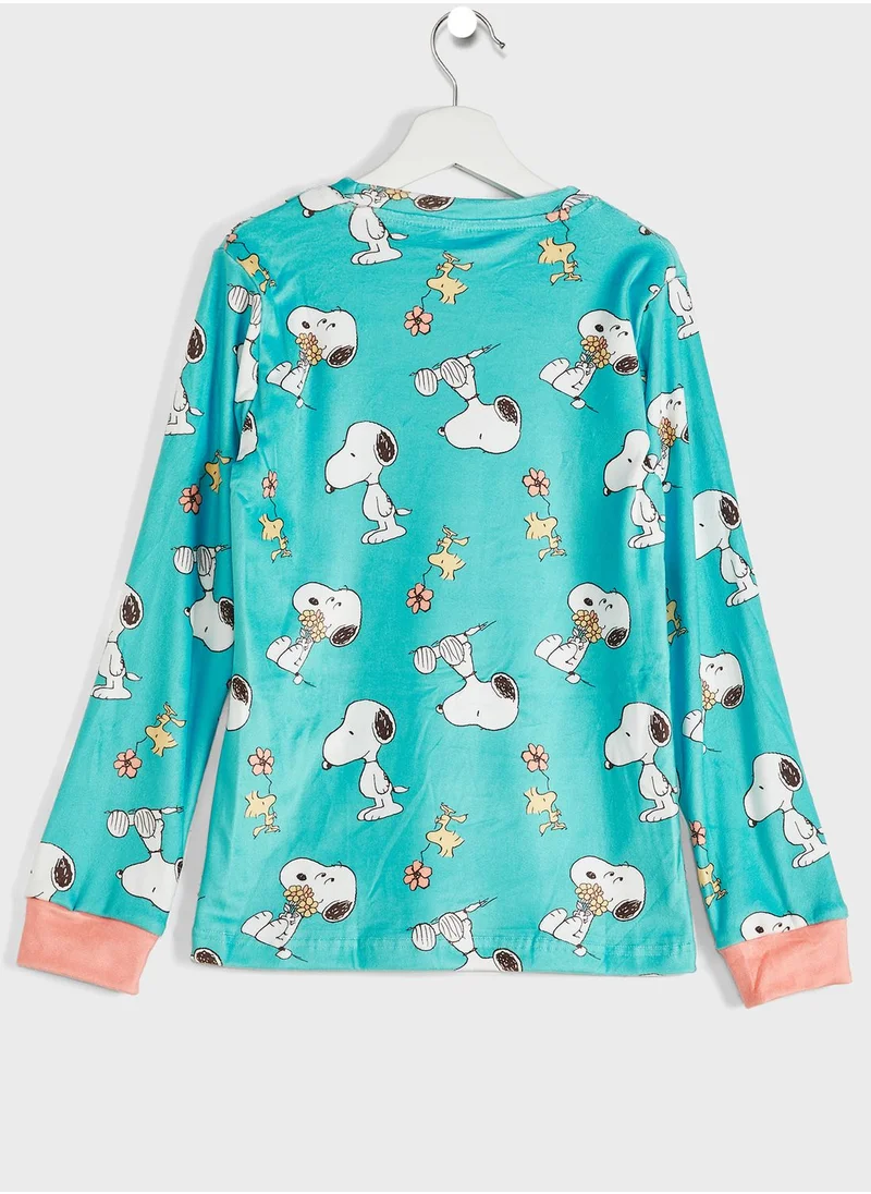 Peanuts Youth Snoopy Pyjama Set