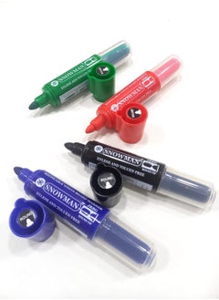 4 whiteboard pen with rounded tip + spare parts(Different colors: blue, black, red and green) - pzsku/ZBA47AA7B3D6C97B0A949Z/45/_/1707038001/19758aa6-ee47-473c-bebf-6a0de4f8ab54