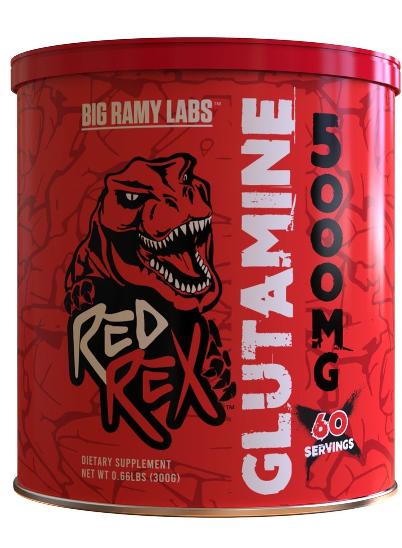 مختبرات رامي الكبرى باقة REDREX – كرياتين مونوهيدرات – 300 جم – 60 حصة – بدون نكهة & REDREX – جلوتمين – 300 جم – 60 حصة – بدون نكهة - Image 2