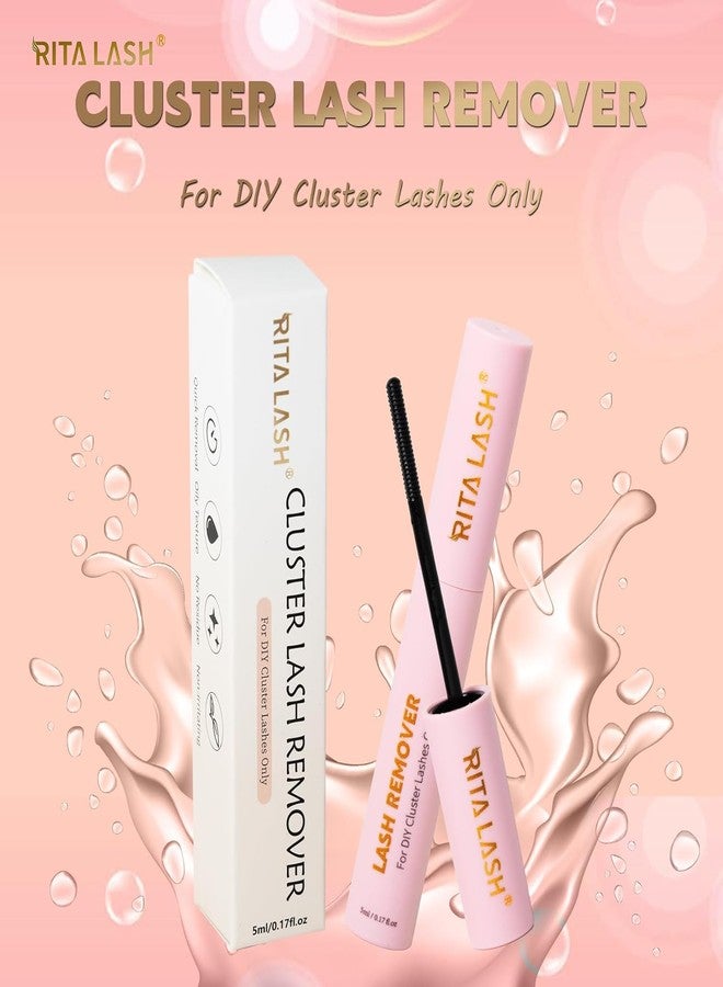 RITALASH Lash Remover for Lash Cluster Lash Glue Remover 5ML Lash Cluster Remover at Home DIY Lash Extension Remover Eyelash Glue Remover,Lash Bond and Seal Remover Self Use 5ML - Image 2