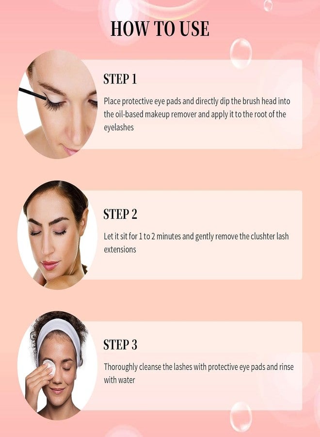 RITALASH Lash Remover for Lash Cluster Lash Glue Remover 5ML Lash Cluster Remover at Home DIY Lash Extension Remover Eyelash Glue Remover,Lash Bond and Seal Remover Self Use 5ML - Image 5