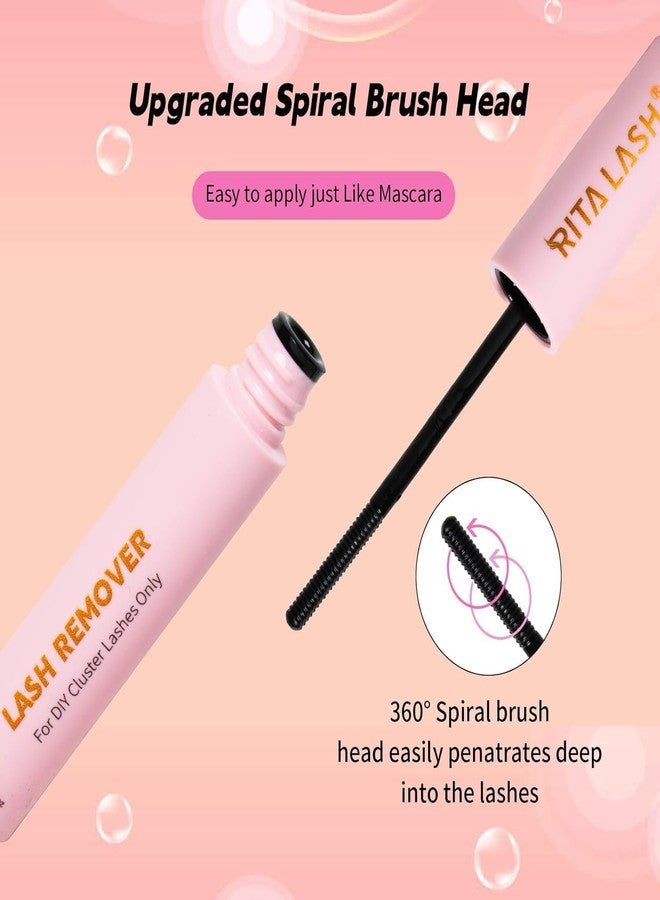 RITALASH Lash Remover for Lash Cluster Lash Glue Remover 5ML Lash Cluster Remover at Home DIY Lash Extension Remover Eyelash Glue Remover,Lash Bond and Seal Remover Self Use 5ML - Image 3