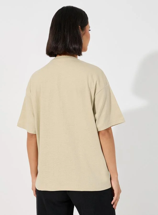 Styli Mickey & Friends Graphic Short Sleeve Oversized T-Shirt