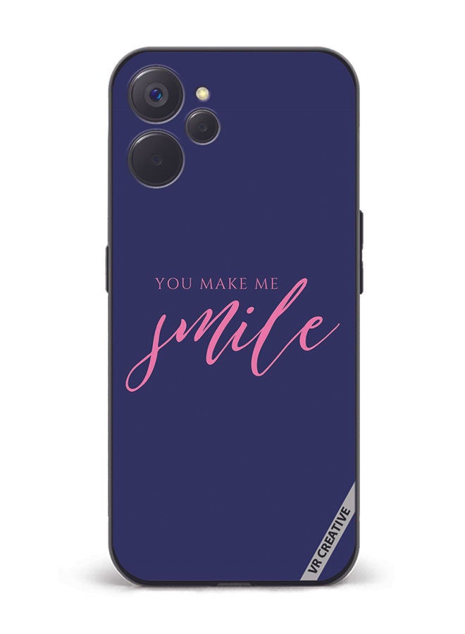 VR CREATIVE Protective Case Cover For Realme 10 5G You Make Me Smile Design Multicolour - Image 1