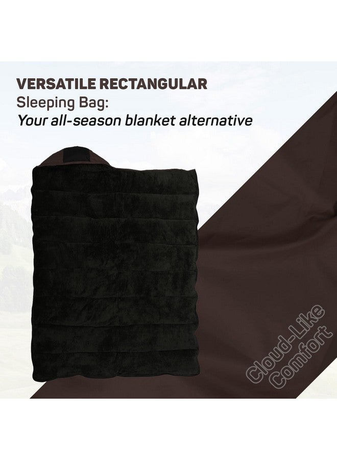 Rocksport Karakoram -5°C to +5°C Sleeping Bag for Adults,Camping,Men,Hiking, Indoor & Outdoor with Extra Fur Lining for Winters l Free Air Pillow & Adventure Pass(Brown) - Image 5
