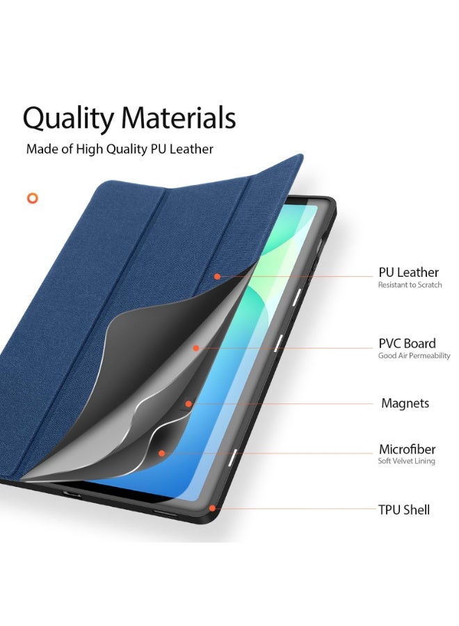 عام غطاء لسامسونج جالكسي تاب S10 FE بلس 13.1 بوصة 2025: غطاء لوحي مع حامل قلم، جلد PU فاخر مقاوم للسقوط والصدمات مع ميزة الاستيقاظ/النوم التلقائي. - Image 2