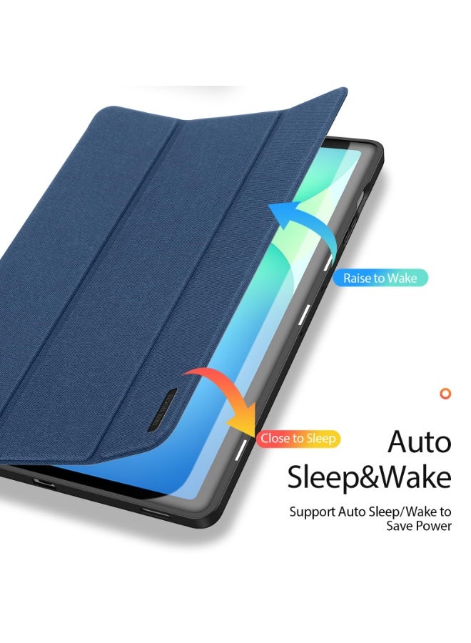 عام غطاء لسامسونج جالكسي تاب S10 FE بلس 13.1 بوصة 2025: غطاء لوحي مع حامل قلم، جلد PU فاخر مقاوم للسقوط والصدمات مع ميزة الاستيقاظ/النوم التلقائي. - Image 3