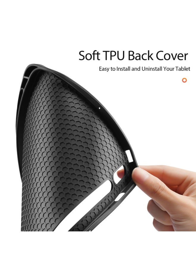 عام غطاء لسامسونج جالكسي تاب S10 FE بلس 13.1 بوصة 2025: غطاء لوحي مع حامل قلم، جلد PU فاخر مقاوم للسقوط والصدمات مع ميزة الاستيقاظ/النوم التلقائي. - Image 5