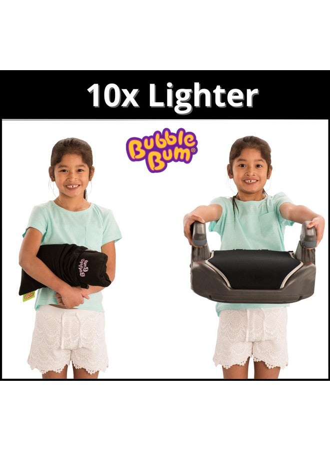 BubbleBum Travel Car Seat Inflatable Booster Seat For Car Narrow Slim Fit Travel Booster Seat For 411 Year Olds Black - Image 3