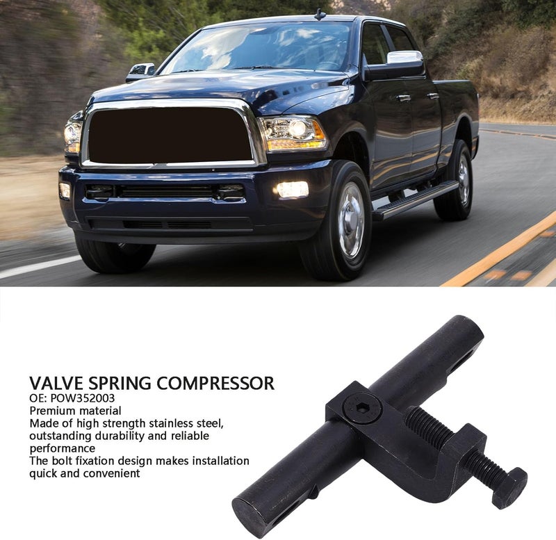 Practical versatile construction Keenso Valve Spring Compressor Tool, Engine Valve Spring Removal Tool (High Strength Stainless Steel for 2500 3500 5.7L 6.1L 6.2L 6.4L HEMI) All environment compatible Elegant multi-option build Global upgraded economical craftsmanship One piece build Heavy load resistant Popular practical build Rack friendly All space matching look Trendy natural assorted colors Hardness boosted processed substance Ventilated design Demand fit global economical quality Room to room portable Liquid tight joint Wide daily application Big & small space compatible Upgraded general grade quality Water rust proof All condition resistant crafted quality Global simple assemble options Anti slip Classic trendy design picks Fixed & portable compatible Indoor outdoor use - Image 2