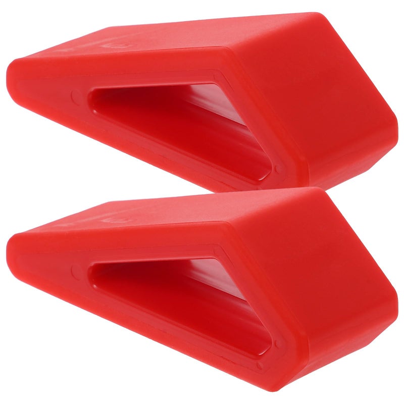 Adjustable Portable Laptop Cooling Stand 2 Pack Red Universal Notebook Riser For Desk Couch Use - Image 2