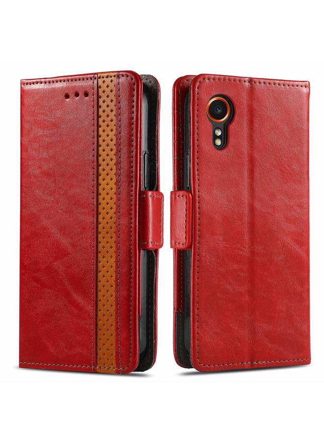 S-TOP Case For Samsung Galaxy Xcover 7 CaseNeo Splicing Dual Magnetic Buckle Leather Phone Case - Image 2