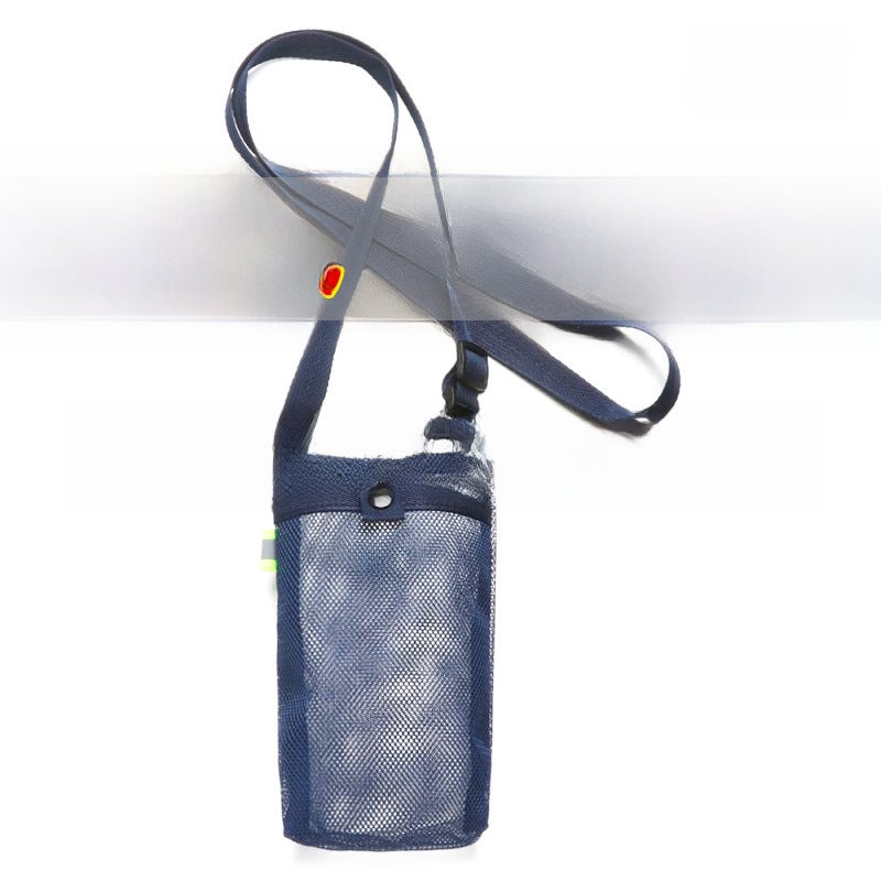 Insulated Cup Sleeve Mesh Pouch Navy Medium 