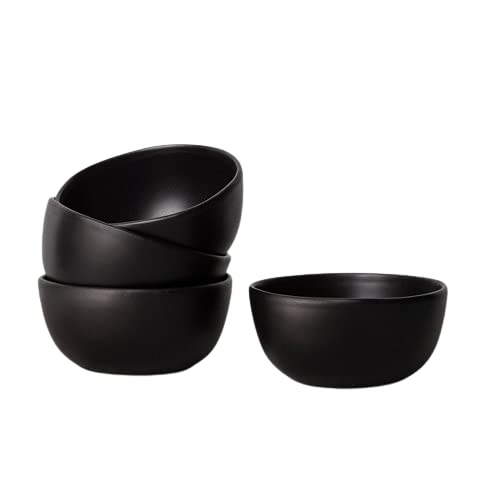 Home Decorise Melamine Matt Black Dinner Set for Kitchen, Dinnerware Sets for Dining Table, Serving Bowls and Tray (Zigzag Design, for 2 Person, Pack of 12 pcs) - Image 5