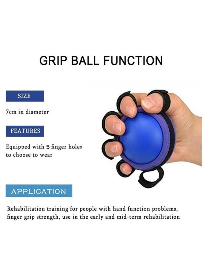 واي جيه كرة تدريب اليد - إذا كنت ترغب في تحسين حركة أصابعك أو استعادة وظيفة أصابعك وأذرعك السفلية بسبب مرض، يمكنك استخدام مدرب اليد لدينا. الكرة مقاومة ناعمة 10 أرطال. - Image 3