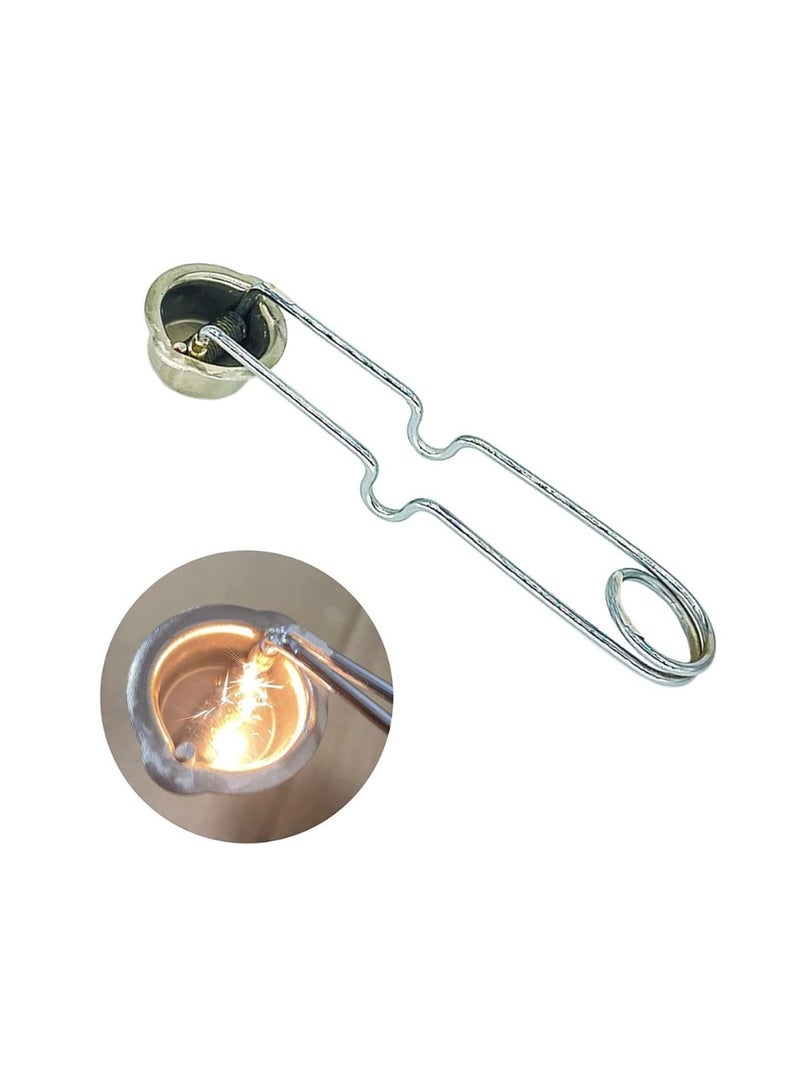 KNP Golden Fuji Round Type Spark Lighter is a Reliable and Durable Tool Designed for Igniting Various Types of Fuel Sources. - Image 1