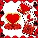 Outus 8 Pieces Casino Birthday themed Party Decorations Set Poker Honeycomb Centerpieces Honeycomb Table Centerpieces Playing Card Sign Decoration for Casino Poker Theme Birthday Party Supplies 8 Designs - Image 4