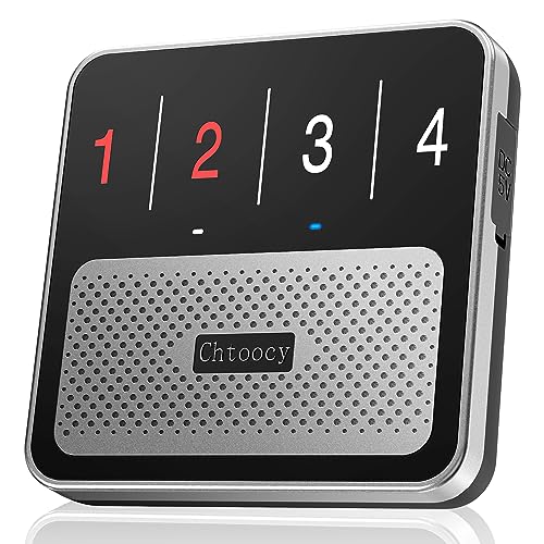 Chtoocy Upgraded Driveway Alarm Radar IR Dual Detection 12 Mile Long Range Wireless Driveway Alarm 3 Sensitivity Levels Solar Power Waterproof Motion Sensor Only Receiver - Image 1