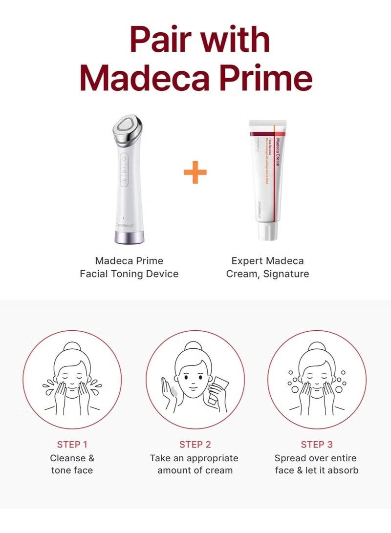 سنتيليان 24 Madeca Cream Time Reverse (1.69fl oz) - متقدمة سريعة الامتصاص والمغذية، الهيدرات، الشركات وتقليل التجاعيد، منخفض التهيج، العناية بالبشرة الكورية Centella Asiatica، الكولاجين - Image 5