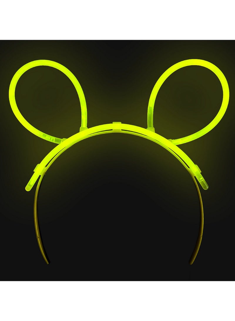 Mickey Mouse Glow in the Dark Hairpin "Yellow" - Image 1