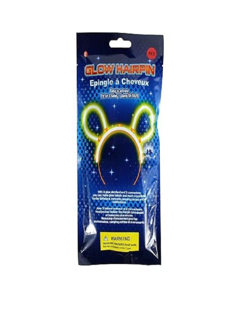 Mickey Mouse Glow in the Dark Hairpin "Yellow" - Image 3
