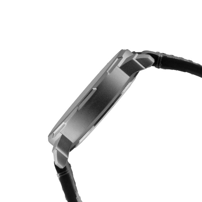 ELIZ ES8924G1ANN SS Caseback & Leather Strap Day-Date Men's Watch - Image 2