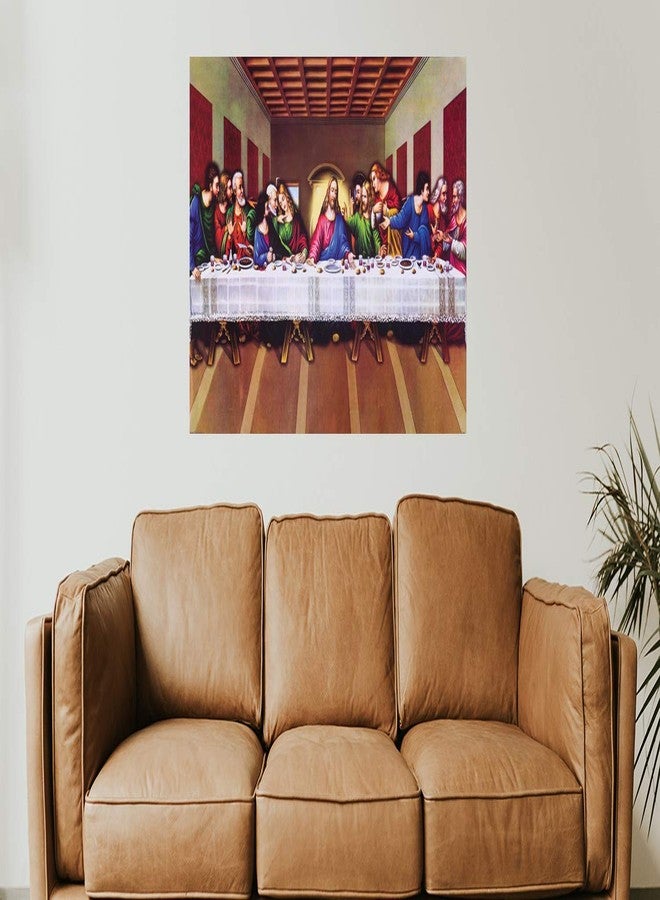Masstone Jesus Paintings for Living Room | Christian Wall Paintings (24x36 Inch) | Wall Painting for Bedroom, Office, Hotels, Wall Decor | Jesus Painting for Wall Decoration | Christian Painting - Image 2