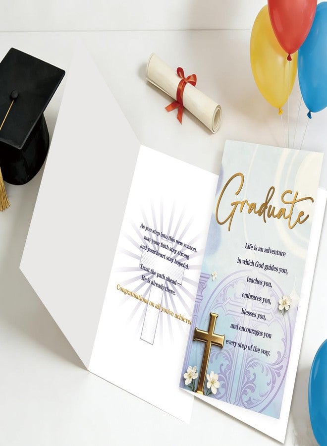 Londue Christian Graduation Card, Religious Graduation Gift for Her Him Family, Inspirational Faith-Based Blessings for High School, College & University Graduates - Image 5