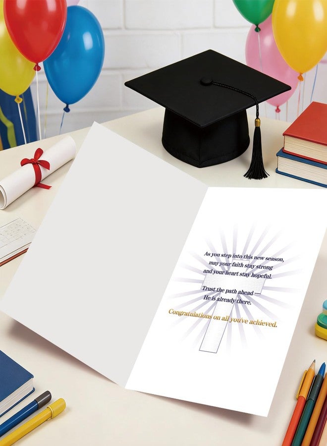 Londue Christian Graduation Card, Religious Graduation Gift for Her Him Family, Inspirational Faith-Based Blessings for High School, College & University Graduates - Image 2