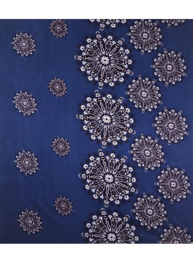 RD TREND Presents Luxurious Glace Cotton Super Soft 210 TC 360° Elastic Fitted Bedsheet Queen Size (78X60X8 Inch) with 2 Pillow Covers, Color-Blue - Image 2