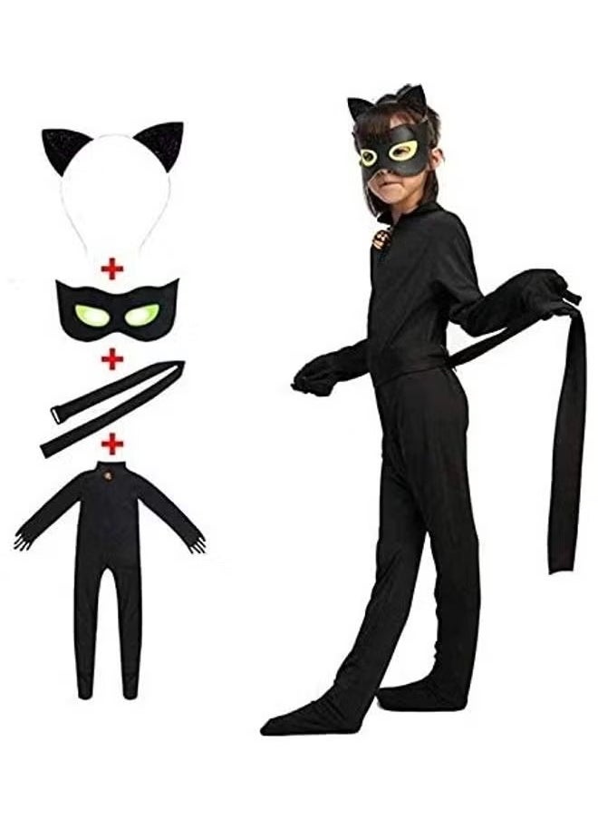 Generic - 4-Piece Cat Costume Set for Kids - Image 1