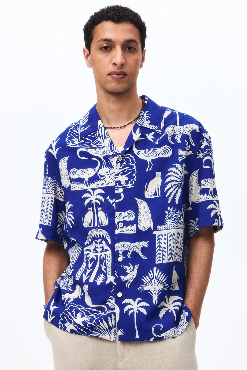 Relaxed Fit Printed resort shirt