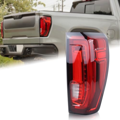 Duolctrams LED Type Tail Light Rear Lamp Assembly Right Passenger Side Compatible For 20192023 GMC Sierra 15002500 HD3500 HDwFactory LED Tail Light Models Only 84565922 GM2801310