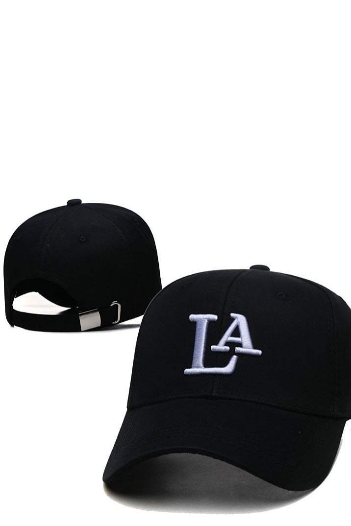 NEW ERA Black LA Embroidered Baseball Cap, Stylish and Versatile