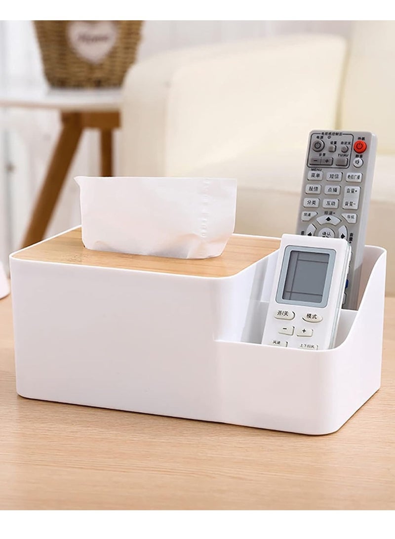 Napkin Holder with Remote Control Storage for Home or Office - Image 1
