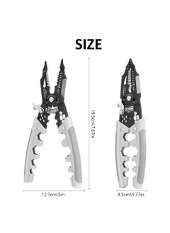 LAKSHMINARAYAN SALES LAKSHMINARAYAN SALES 28IN1 Wire Stripper and Cutter Multifunctional Wire Cutter Stripper Tool Wire Stripper Chromium Vanadium Steel Cutting Plier Wire Crimping Tool Wire Cutter Tool for Electrician  - Image 2