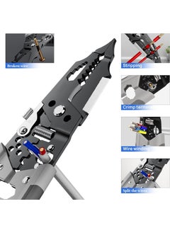 LAKSHMINARAYAN SALES LAKSHMINARAYAN SALES 28IN1 Wire Stripper and Cutter Multifunctional Wire Cutter Stripper Tool Wire Stripper Chromium Vanadium Steel Cutting Plier Wire Crimping Tool Wire Cutter Tool for Electrician  - Image 5