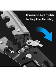 LAKSHMINARAYAN SALES LAKSHMINARAYAN SALES 28IN1 Wire Stripper and Cutter Multifunctional Wire Cutter Stripper Tool Wire Stripper Chromium Vanadium Steel Cutting Plier Wire Crimping Tool Wire Cutter Tool for Electrician  - Image 4