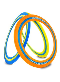 Senston Senston Flying Discs Easily Catch and Throw Sports Disc 11 Inch Soft Flying Discss for All Level Players Colorful Flying Discs 3 Pcs for Pool Beach Backyard Family Fun  - Image 1