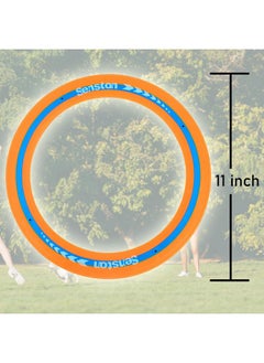 Senston Senston Flying Discs Easily Catch and Throw Sports Disc 11 Inch Soft Flying Discss for All Level Players Colorful Flying Discs 3 Pcs for Pool Beach Backyard Family Fun  - Image 2