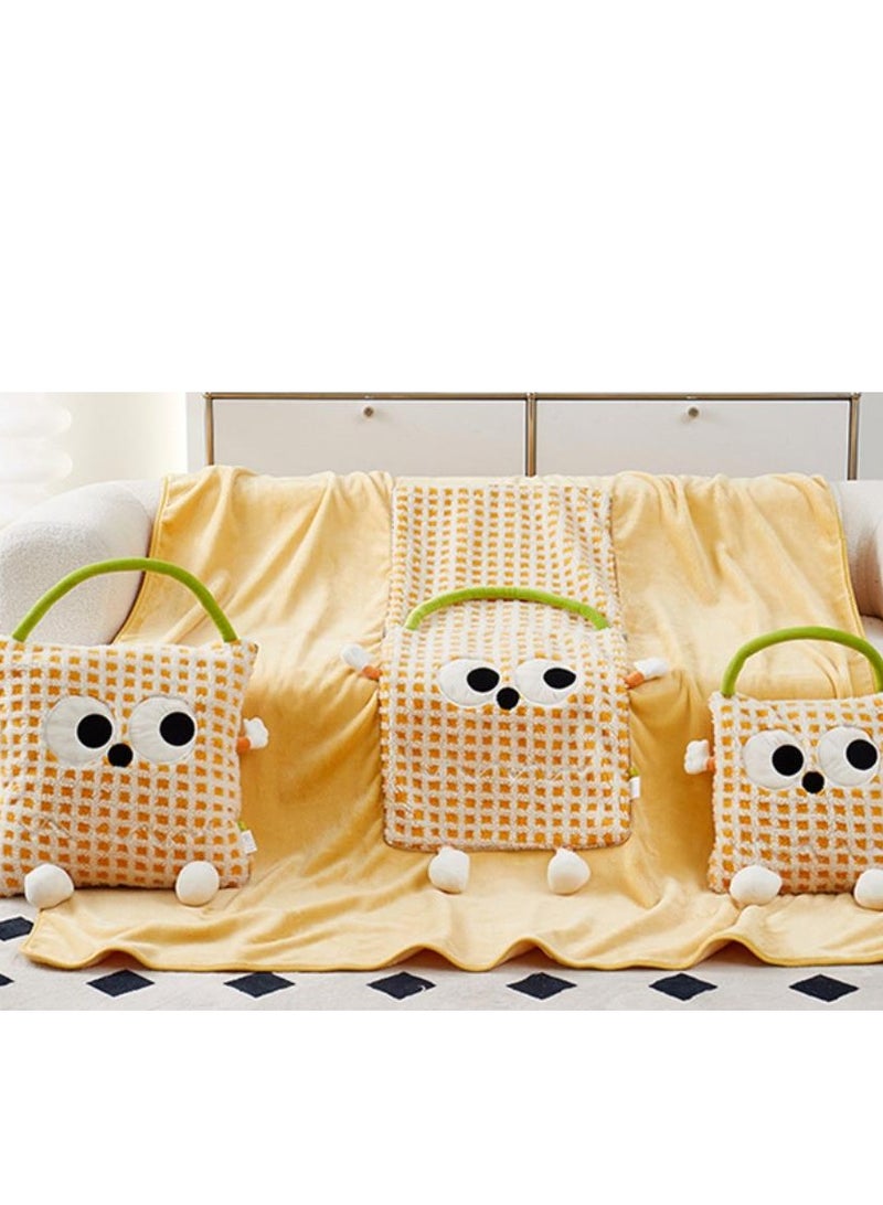 Pillow And Blanket Can Be Used For Both Car And Sofa Cushions, Suitable For Travel, Airplanes, Trains, Beds, Offices, And Rest  - Image 2
