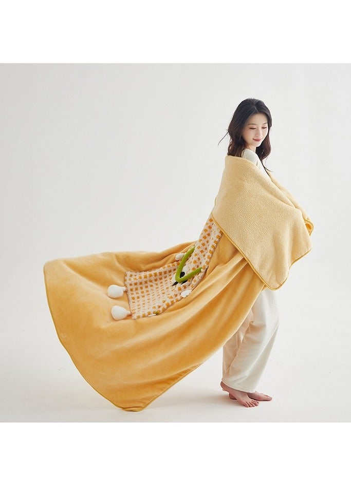 Pillow And Blanket Can Be Used For Both Car And Sofa Cushions, Suitable For Travel, Airplanes, Trains, Beds, Offices, And Rest  - Image 5