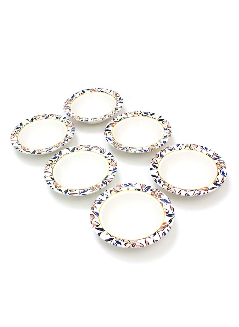 BLACKSTONE - Set of 24 Moultimex Dinner Dinner Set 6x Dinner Plate 6x Soup Bowls  6x Desert Plates 6x Deep Plates - Image 1