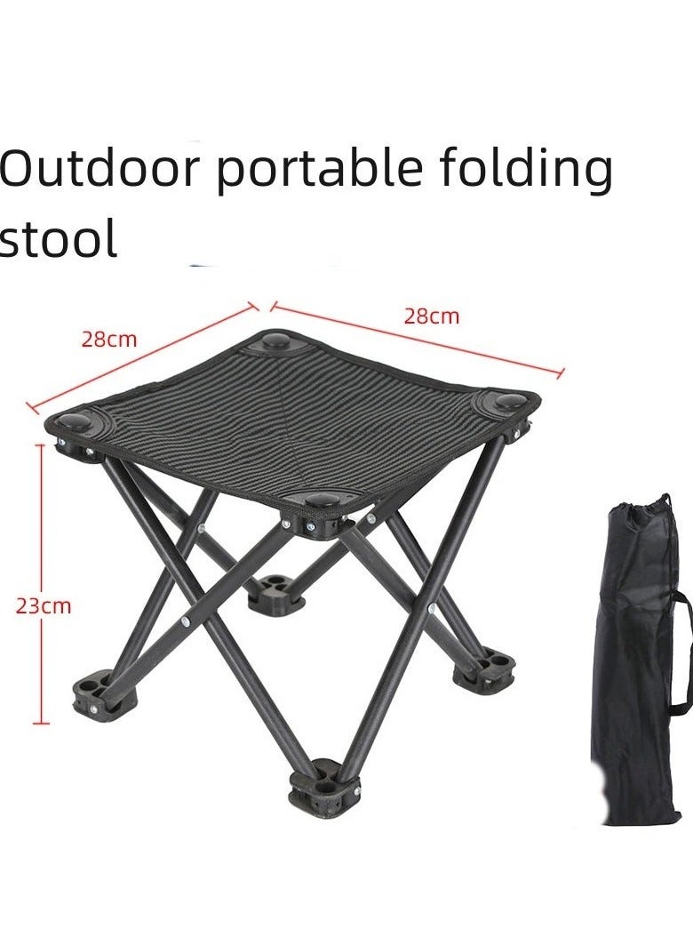 Generic Portable chair - folding chair for camping, fishing, picnicking and queuing, 28*28*24 cm  - Image 2