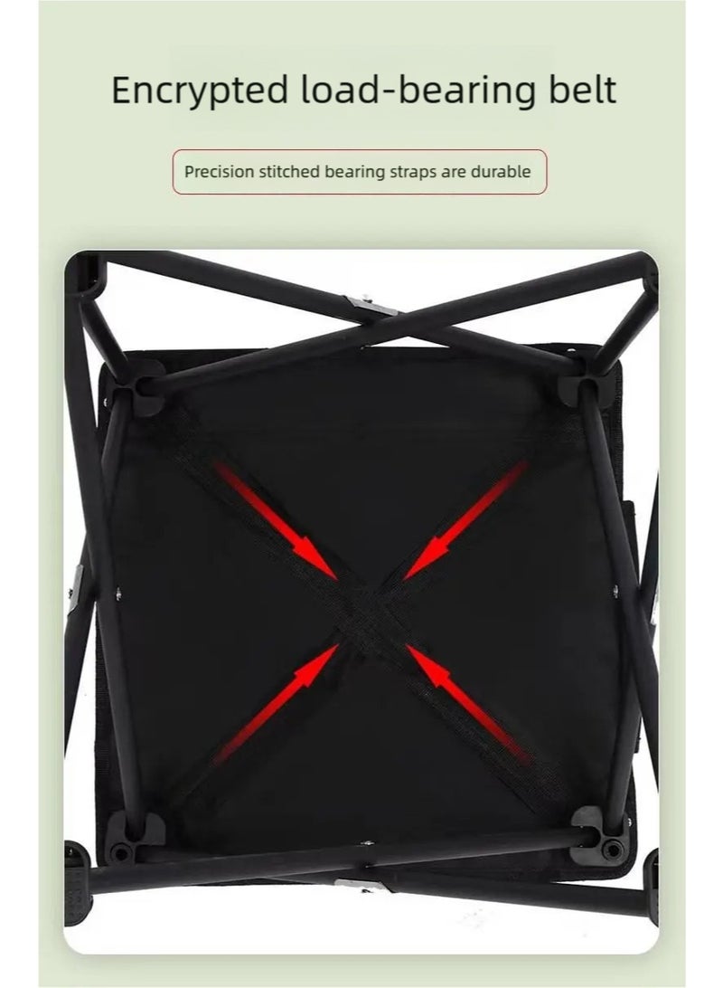 Generic Portable chair - folding chair for camping, fishing, picnicking and queuing, 28*28*24 cm  - Image 5