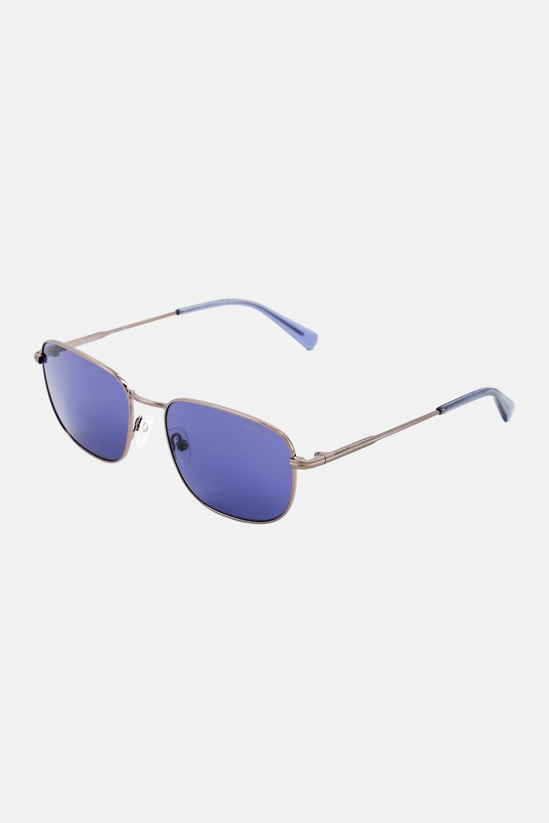 GANT Men GA00018 12V Oval Sunglasses, Gunmetal Grey - Image 3
