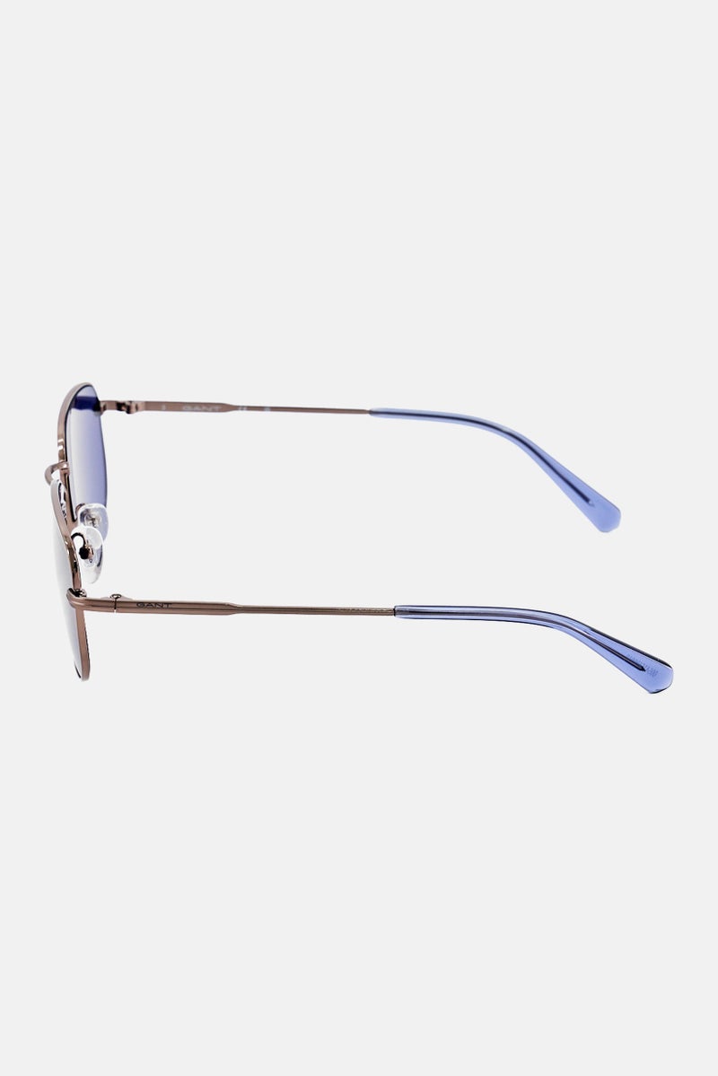 GANT Men GA00018 12V Oval Sunglasses, Gunmetal Grey - Image 4