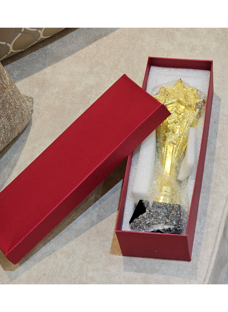 Generic 28cm, 1KG Affordable Premium Gold-Plated Champion Trophy, Rewards, Winning Prizes, Competitions Ceremony Parties Favor, Best Award for Winners  - Image 3